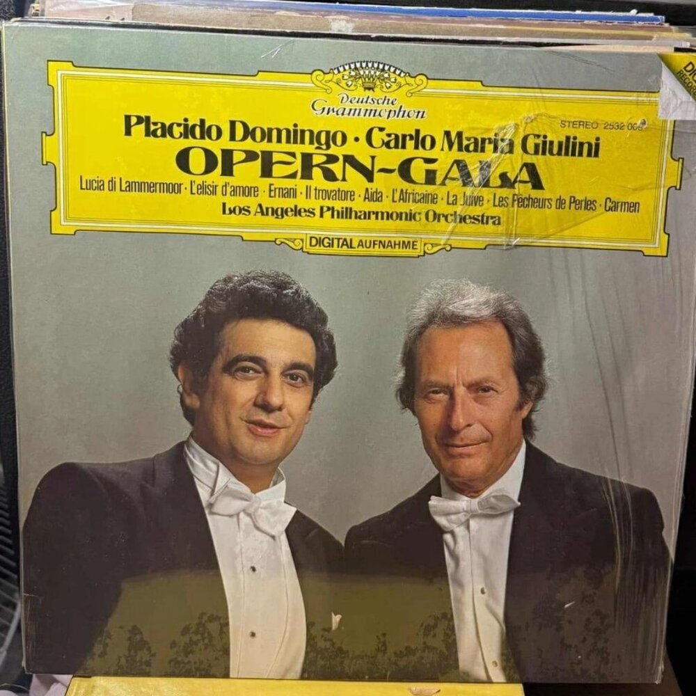 Placido Domingo • Carlo Maria Giulini Vinyl Record VG+ AB120
